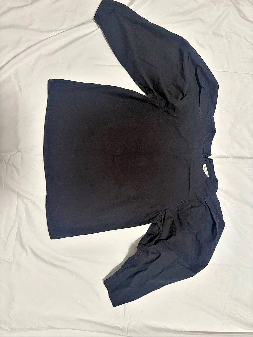 Milly Long Sleeve Blouse in Black Size XS Like New